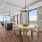 Spacious penthouse kitchen and dining area