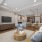 Spacious penthouse living area